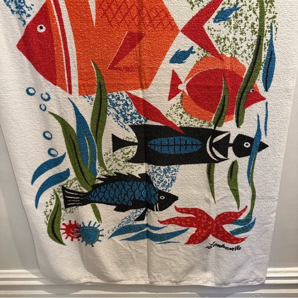 Vintage Terry Treasure of California Beach Towel - Picture 3 of 8